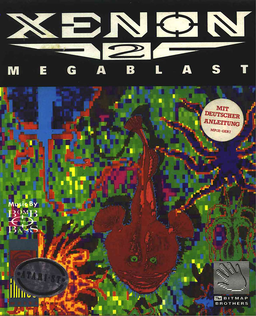 Xenon 2: Megablast box art for Atari ST